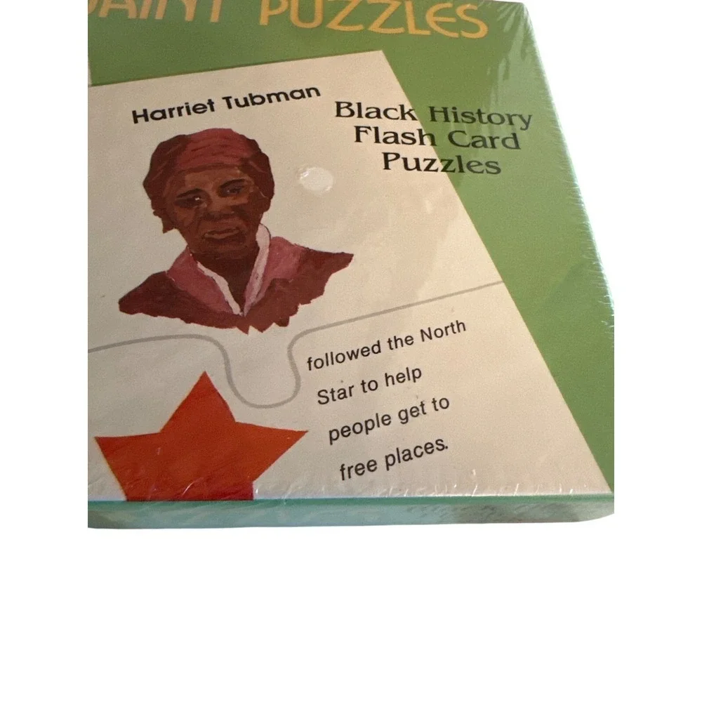 Acquaint‎ Puzzles Black History Flash Card Set New Sealed African American